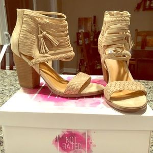 *NEW* Super Cute Cream Heel Booties